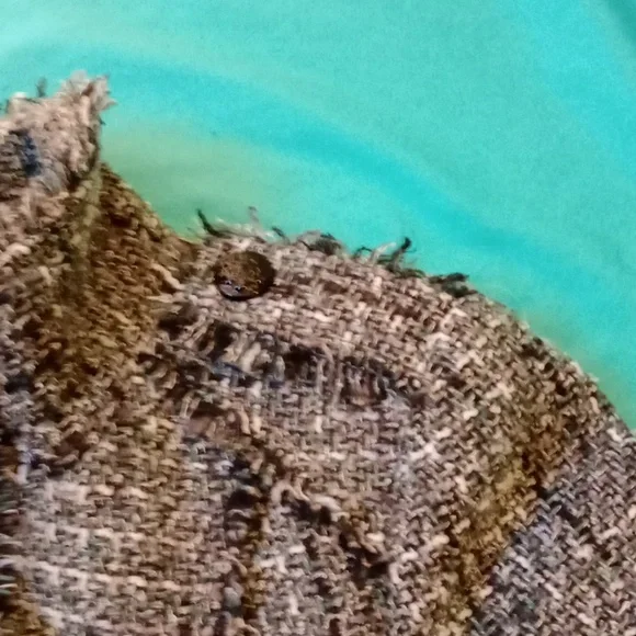 GUESS LOS ANGELES GRAY/BLACK TWEED COAT, SIZE LARGE - Picture 12 of 15